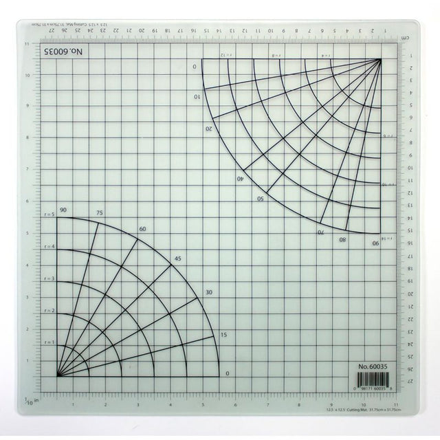 Clear 18x24 cutting mat with self-healing surface and grid lines, ideal for precise crafting and DIY projects.
