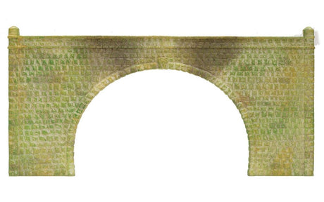 Hornby Double Stone Tunnel Portal set, detailed design adds realism to model train layouts.