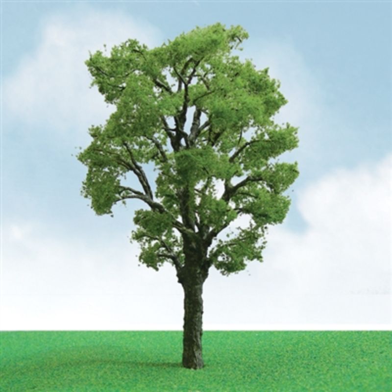 Detailed chestnut trees, 85-100mm, perfect for enhancing model railways and dioramas with natural elements.