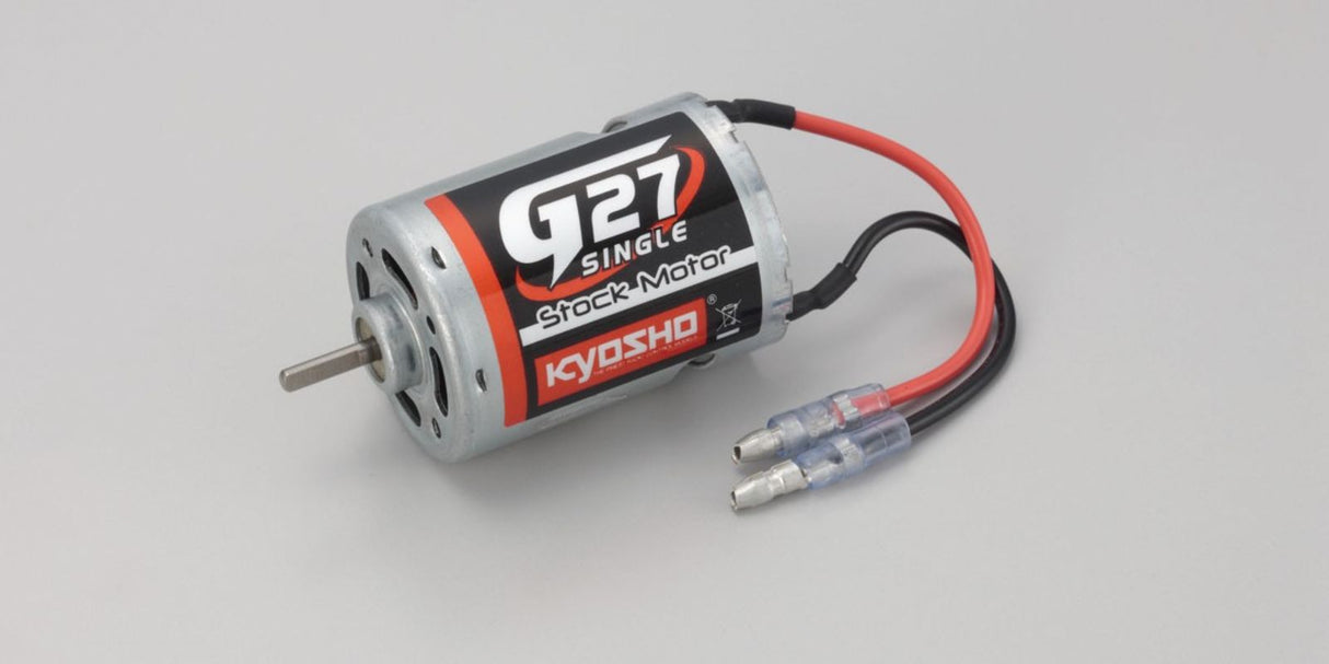 Kyosho RE540 G27 Single Turn Motor for high-speed R/C racing, enhancing torque and acceleration for competitive performance.