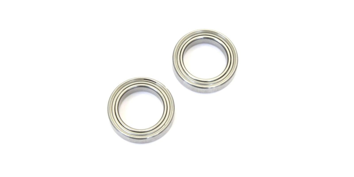 Kyosho Shield Bearing set (2pcs) for RC cars, 12x18x4 mm, enhancing performance and reducing friction.