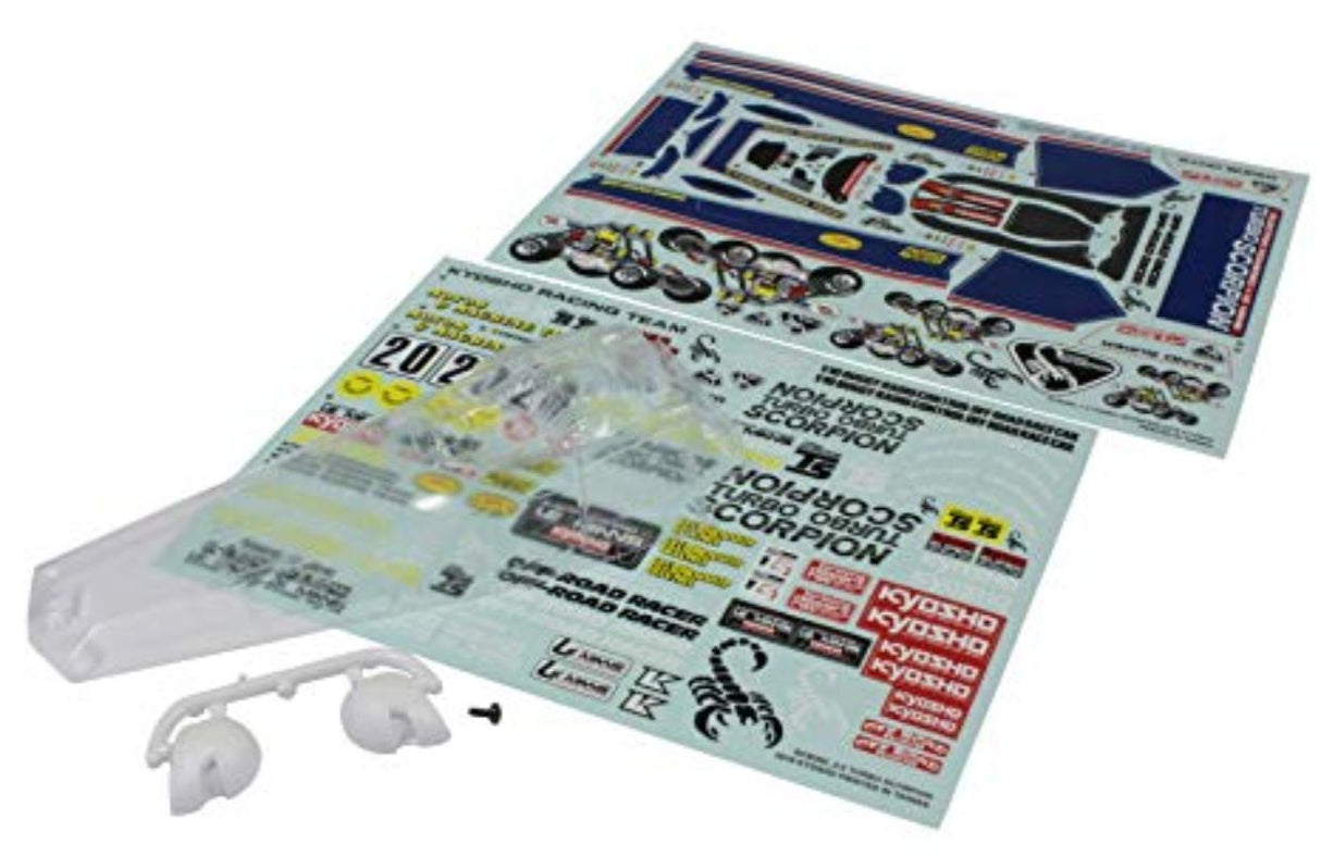 Kyosho Part - Body Set Turbo Scorpion Clear w/Decals