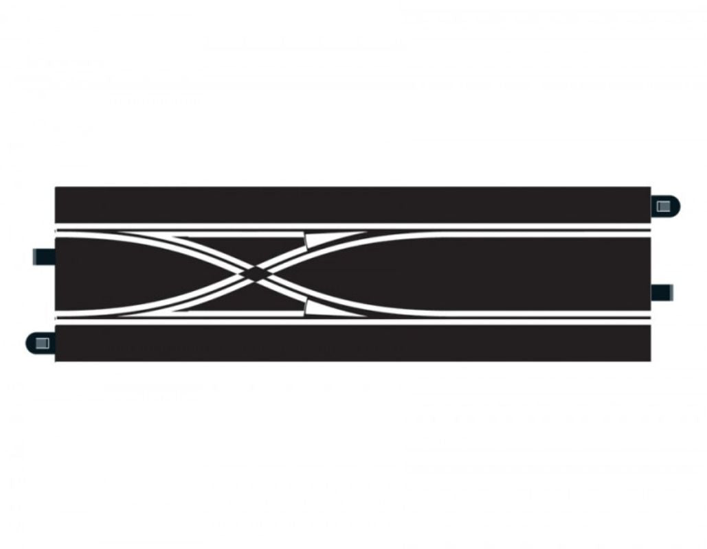 Scalextric Digital Straight Lane Change Track for dynamic lane changes and improved maneuverability in slot car racing.