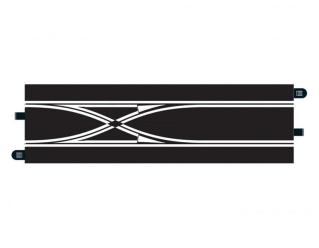 Scalextric Digital Straight Lane Change Track for dynamic lane changes and improved maneuverability in slot car racing.