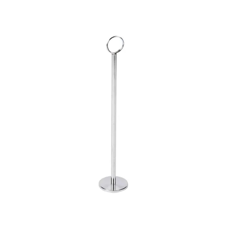 Table Number Stand 20cm Ring - Chrome