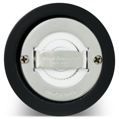 Cole & Mason Hoxton Black Gloss Salt Mill 104mm
