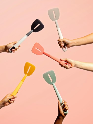 eKu Upcycle Slotted Turner - Avocado