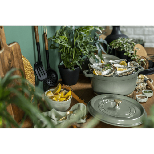 Staub Cocotte Round 26cm - Eucalyptus