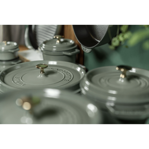 Staub Cocotte Round 26cm - Eucalyptus