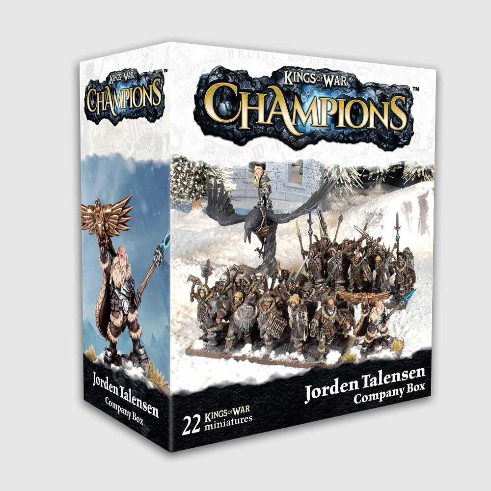 Kings of War Champions - Northern Alliance - Jorden Talensen Company Box