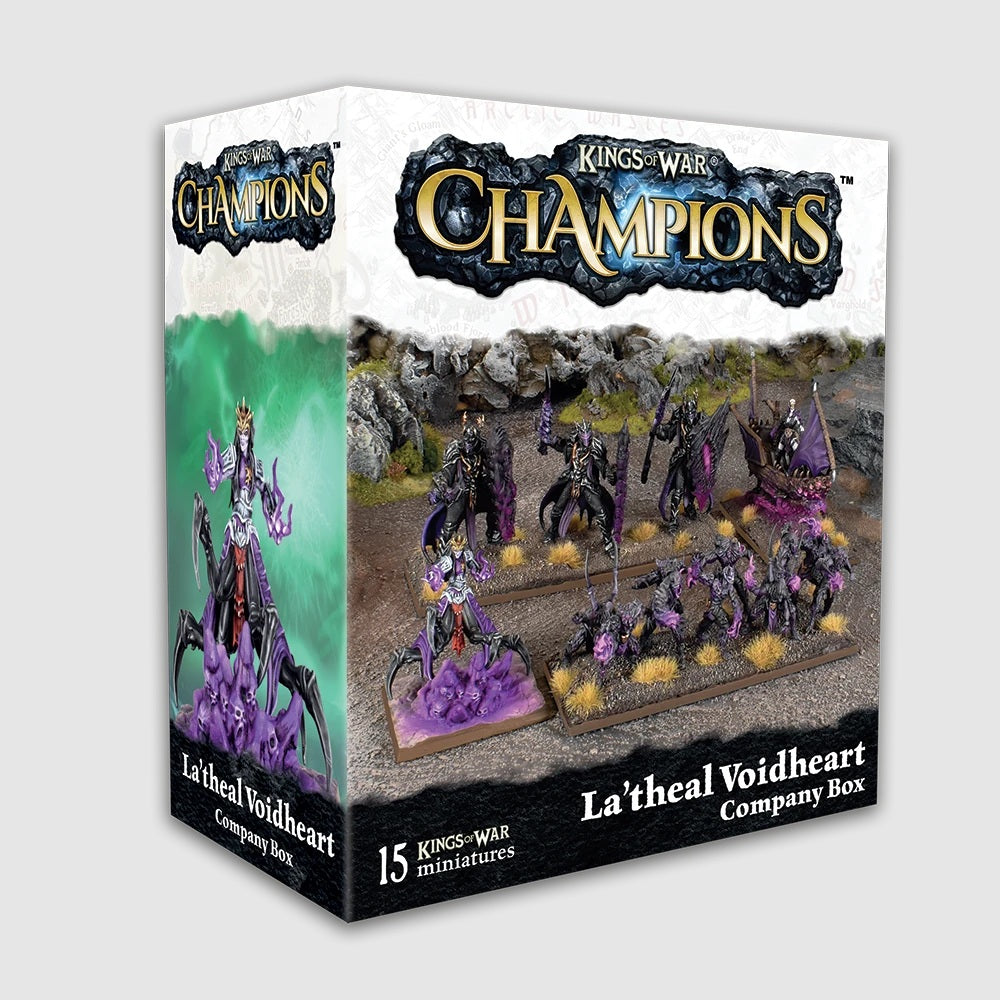 Kings of War Champions - Twilight Kin - La'theal Voidheart Company Box