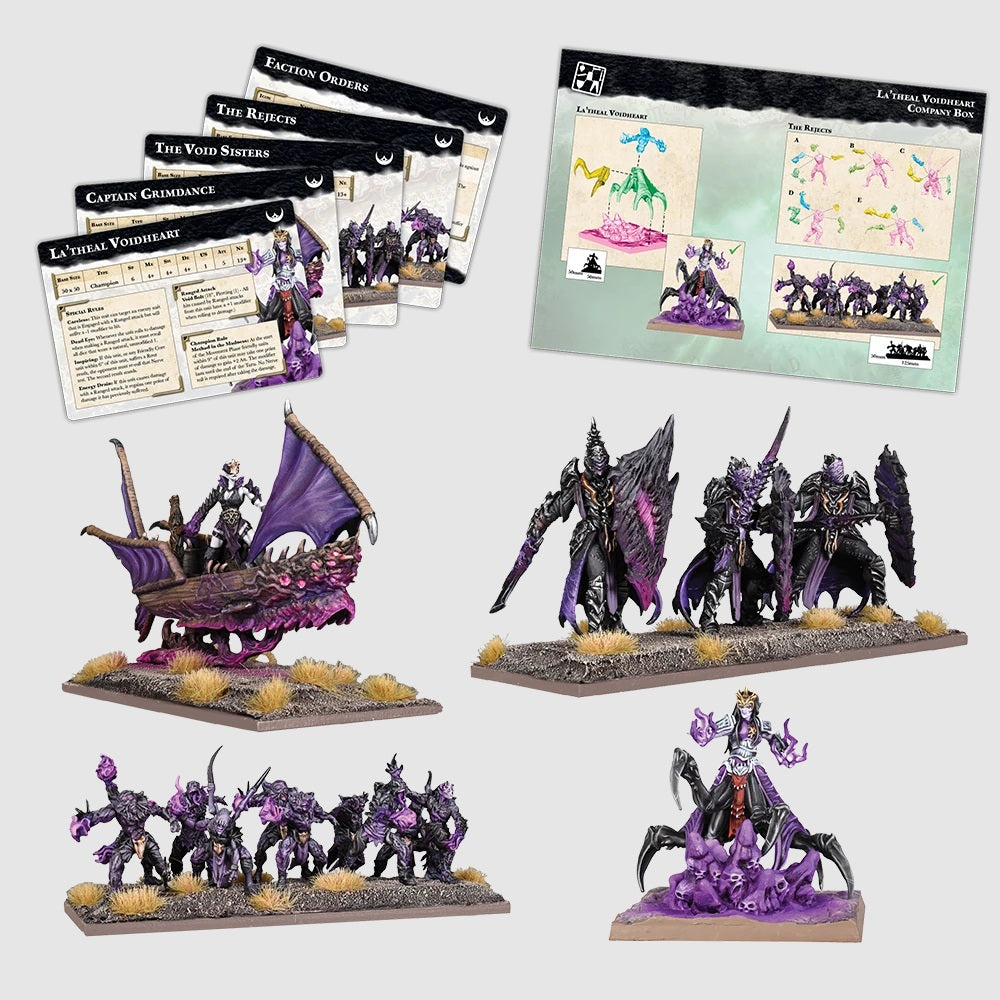 Kings of War Champions - Twilight Kin - La'theal Voidheart Company Box
