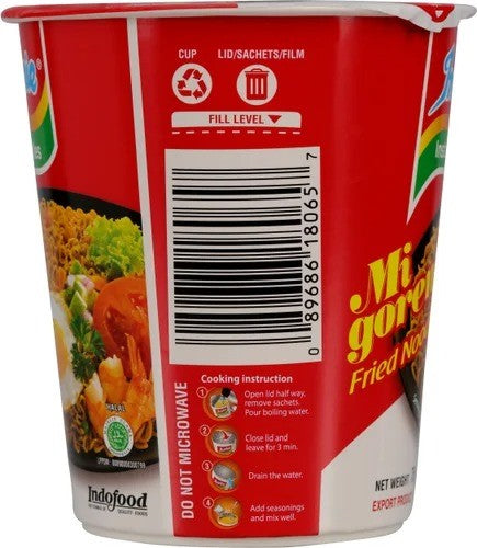 Indomie Cup Ndl Mi Goreng 75g