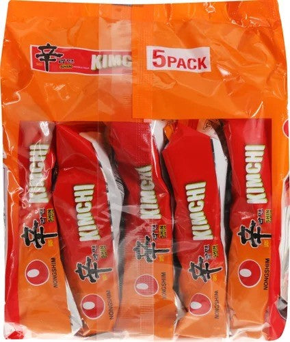 Nongshim Noodles Shin Kimchi Ramyun 5pk