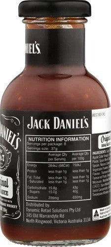 Jack Daniels Original Bbq Sauce 284g