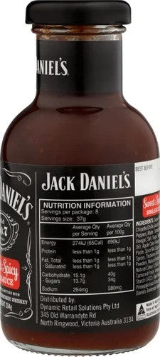 Jack Daniels Bbq Sauce Sweet Spicy 284g