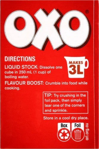 Oxo Stock Cubes Beef 71g