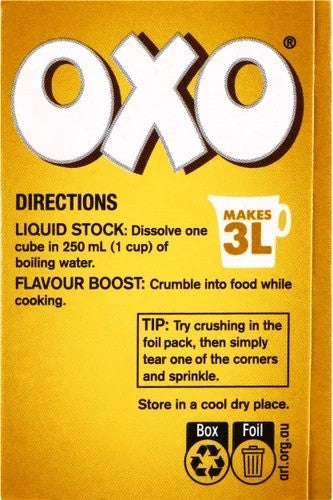 Oxo Stock Cubes Chicken 71g
