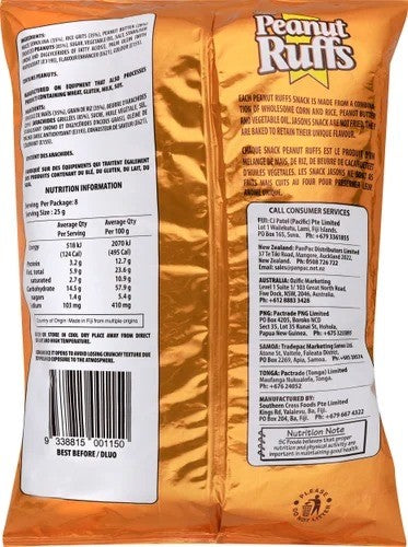 Jasons Peanut Ruffs 200g