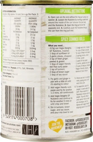 Vege Delights Nutolene 415g