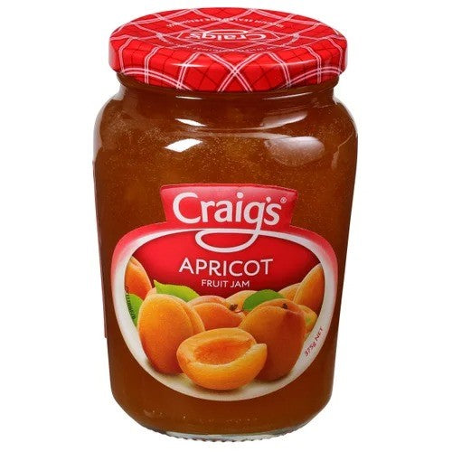 Craigs Jam Apricot 375g