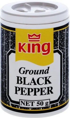 King Pepper Black Ground Pottle 50g