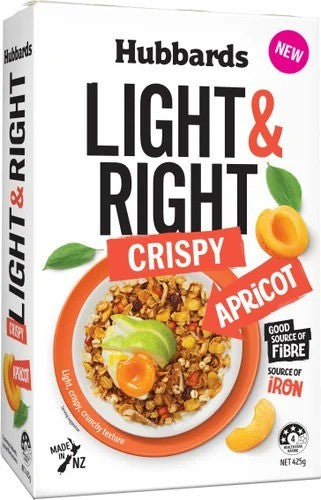 Hubbards Light And Right Apricot 425g