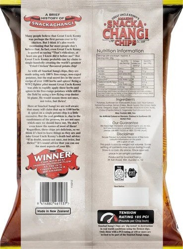 Snacka Changi Ptato Chp Ktl Fr/Chkn 150g