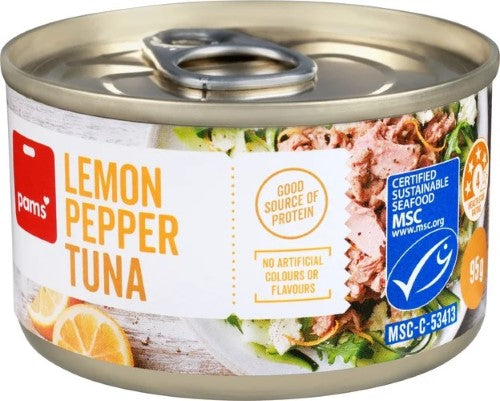 Pams Tuna Lemon Pepper 95g