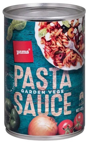 Pams Pasta Sauce Garden Vege 420g