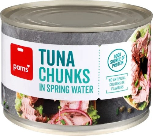 Pams Tuna Chunks In Springwater 425g