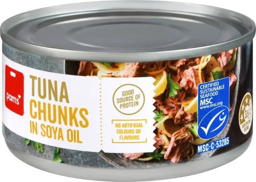 Pams Tuna Chunks In Oil 185g