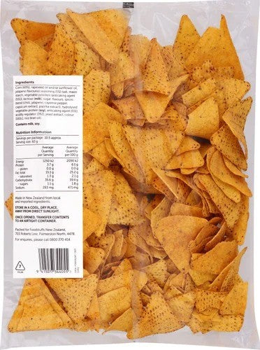 Gilmours Corn Chips Jalapeno 650g