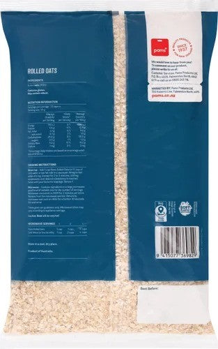 Pams Rolled Oats 1.5kg