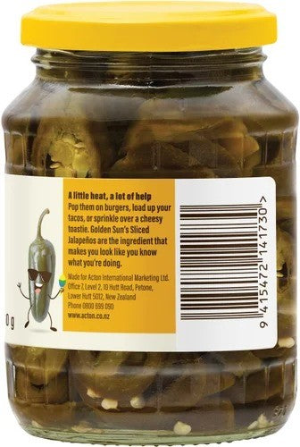Golden Sun Jalapenos Sliced 360g