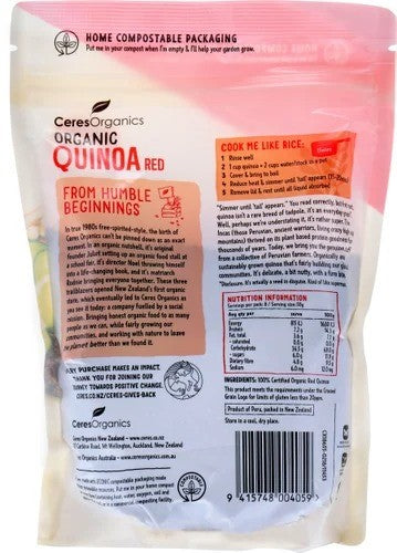 Ceres Organic Inca Red Quinoa 400g