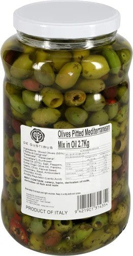 De Gustibus Olives Pitted Medi Mix 2.7kg