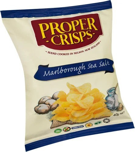Proper Crisps Marlborough Sea Salt 37g
