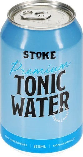 Stoke Premium Tonic Water 330ml Can 12pk
