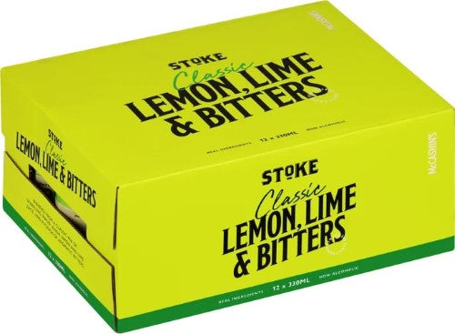 Stoke Lemon Lime Bitters 12pk 330ml