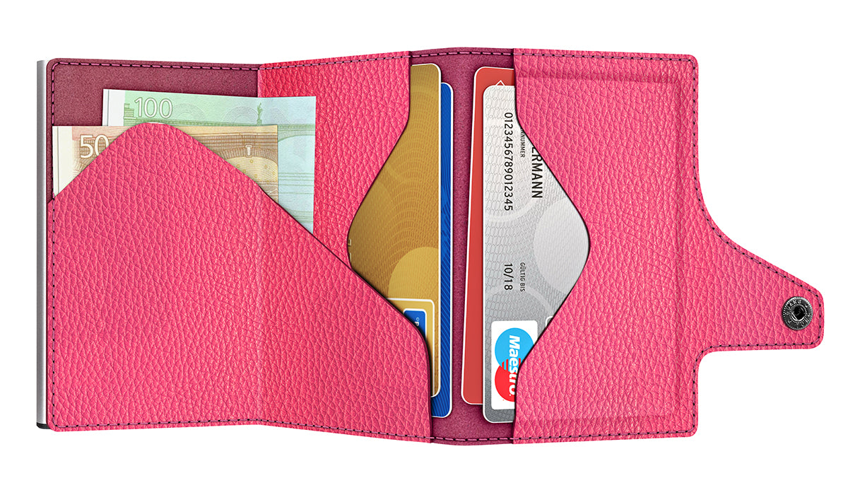 Card Case - Tru Virtu Riviera (Orchidea/Silver)