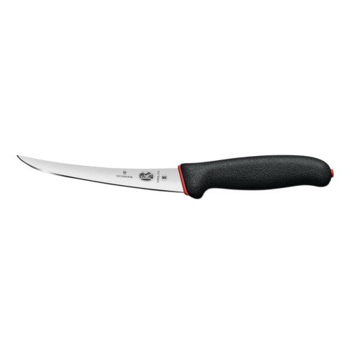 Boning Knife - VICTORINOX DUAL GRIP Curved Narrow 15cm (Black)