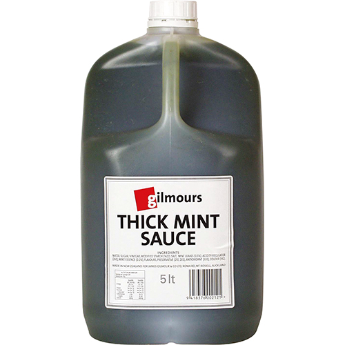 Gilmours Sauce Thick Mint 5l