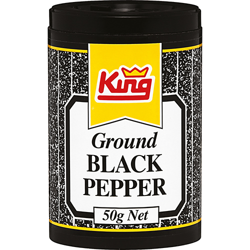 King Pepper Black Ground Pottle 50g
