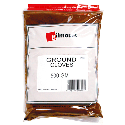 Gilmours Cloves Ground 500g