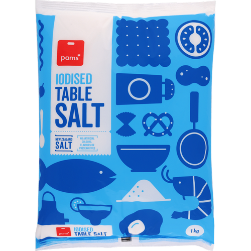 Pams Salt Iodised 1kg