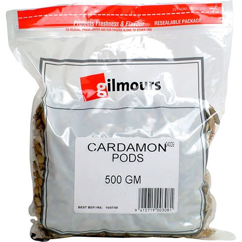 Gilmours Cardamom Pods 500g