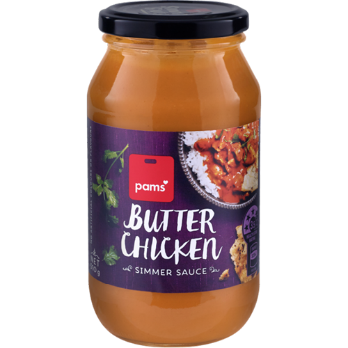 Pams Simmer Sauce Butter Chicken 510g