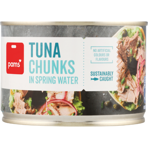 Pams Tuna Chunks In Springwater 425g