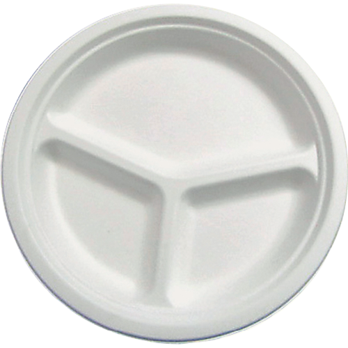 Biochoice Sugarcane 3 Comp Plate 50pk